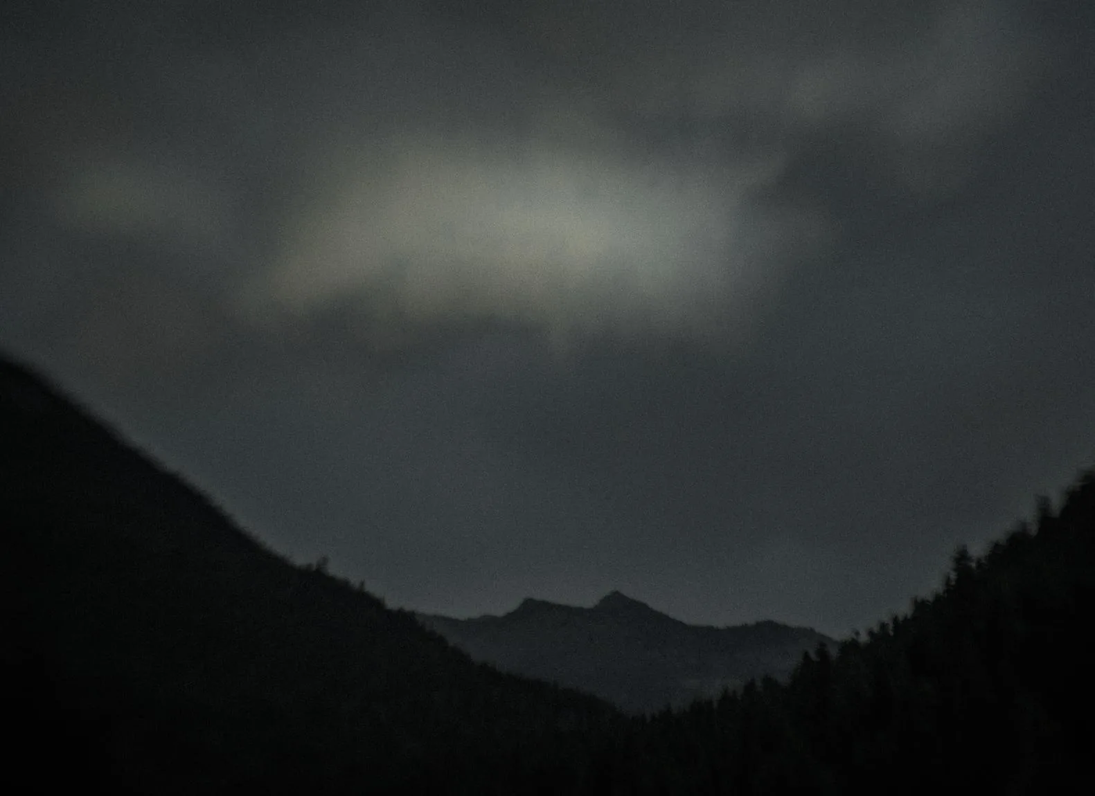 Cloud at dusk - Rainier